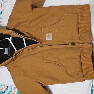 Boys Carhartt brown coat